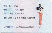 罗宾的身份证